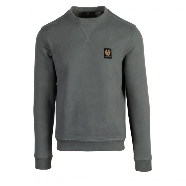 Mens Mineral Green Branded Sweatshirt