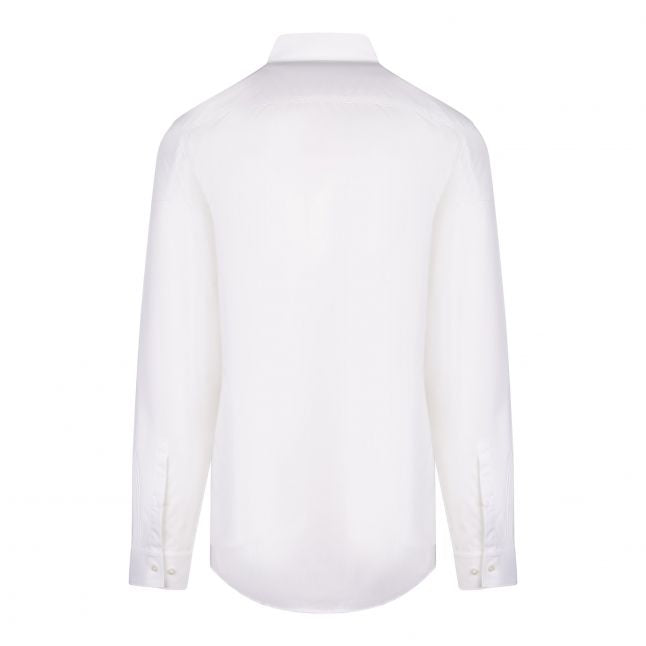 Mens White Erriko Extra Slim L/s Shirt