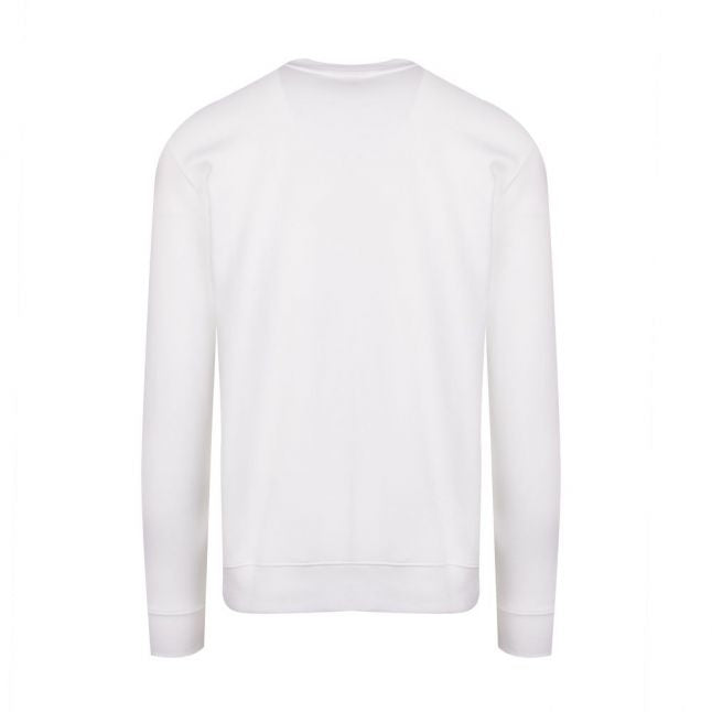 Mens White Dicago Tape Sweat Top