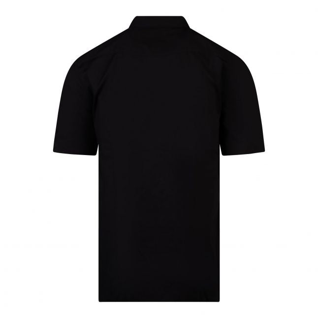 Mens Black Ebor S/s Shirt