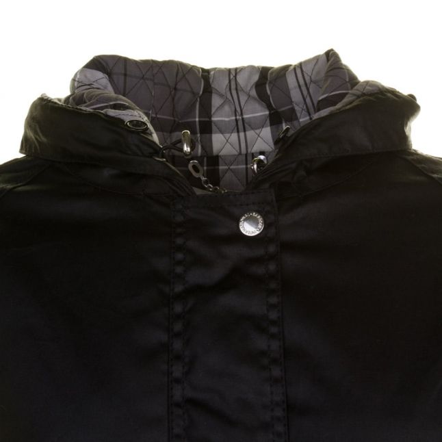 Womens Black Turini Waxed Jacket