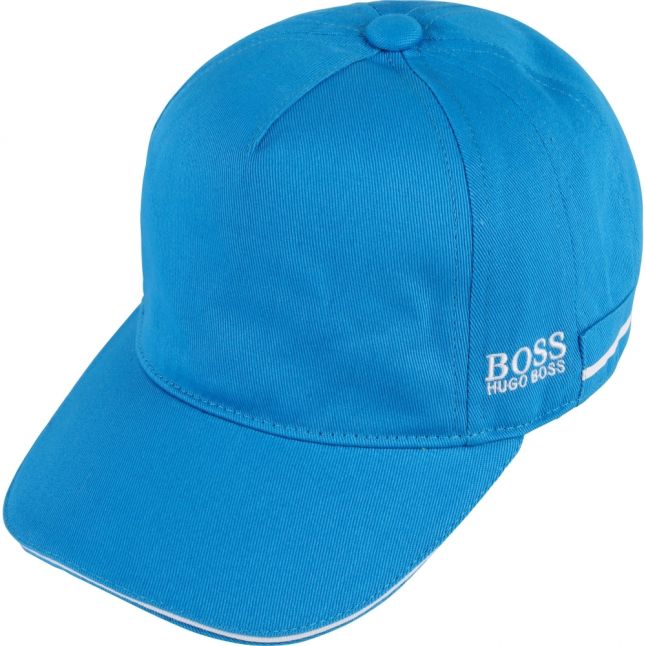 Boys Bright Blue Small Logo Cap