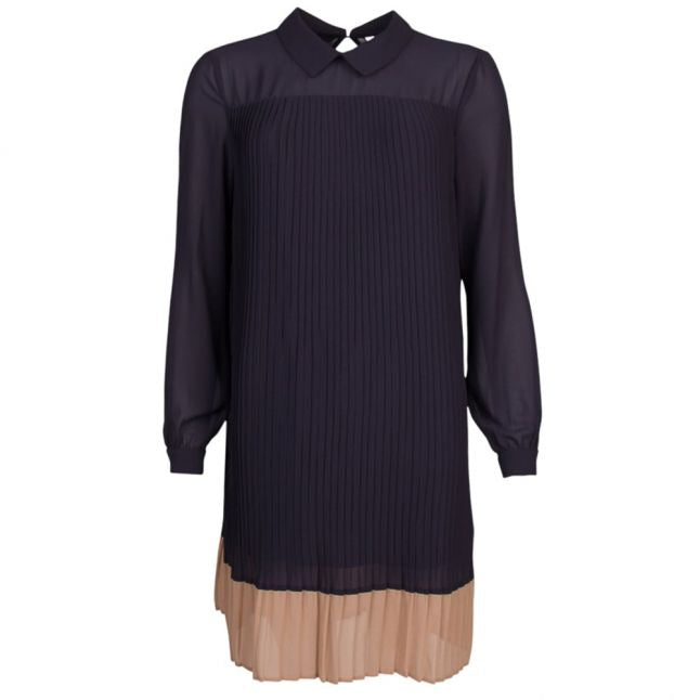 Womens Dark Navy Vimable L/s Dress