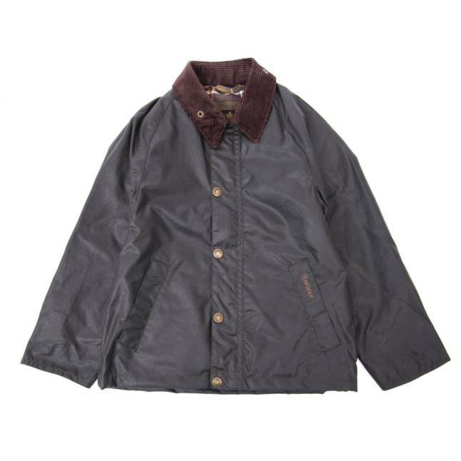 Boys Sage Heskin Waxed Jacket