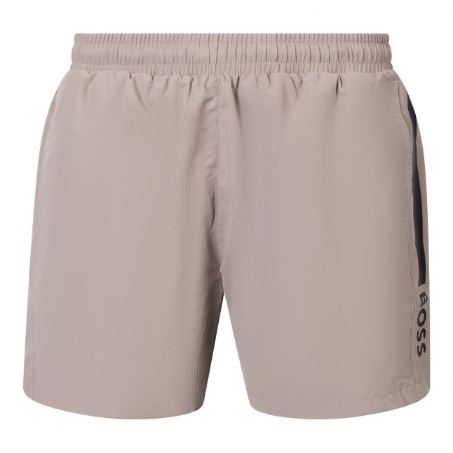 Dark Beige Dolphin Swim Shorts