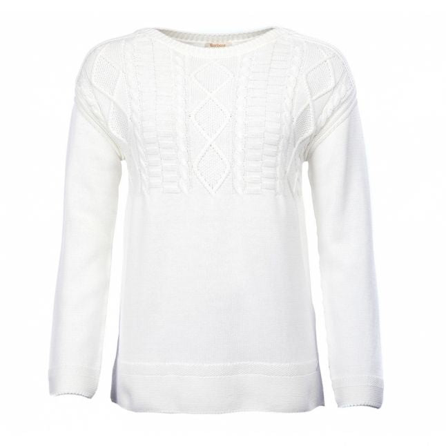 Lifestyle Womens Off White Weymouth Knitted Jumper