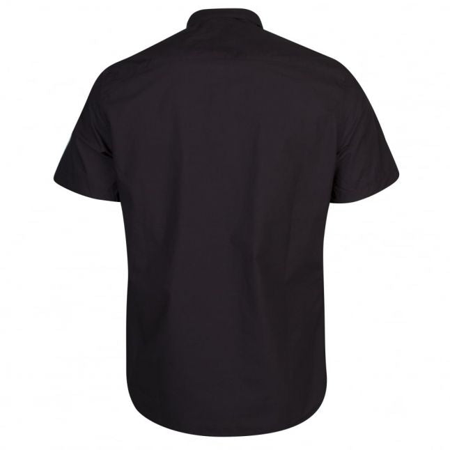 Mens Black Logo Badge Regular S/s Shirt