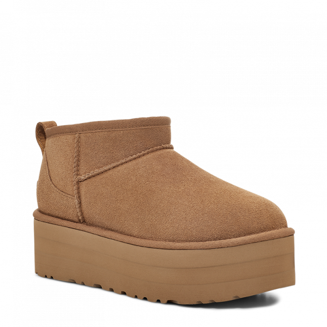 Womens UGG Chestnut Classic Ultra Mini Platform