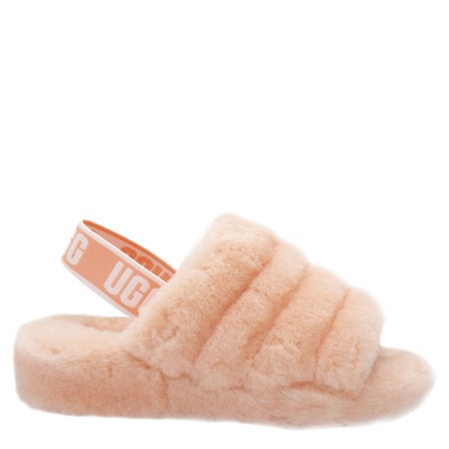 Womens Beverly Pink Fluff Yeah Slide Slippers