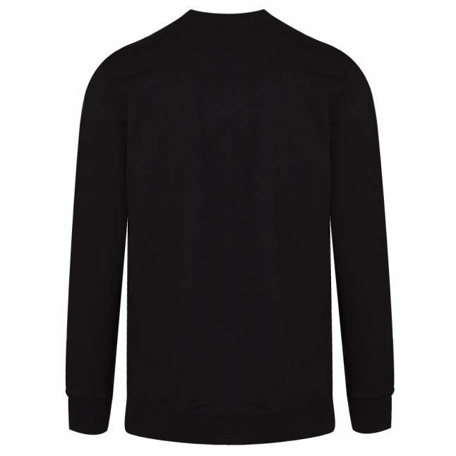 Mens Black Cotton Logo Sweatshirt