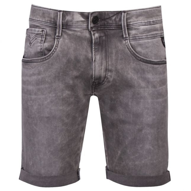 Mens Blue Anbass Hyperflex Denim Shorts