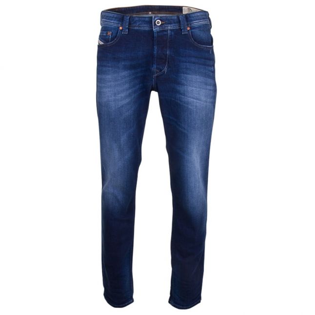 Mens Blue Larkee-Beex Straight Jeans