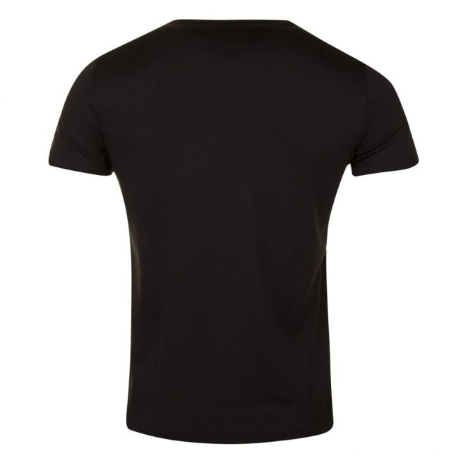 Mens Black Velvet Eagle S/s T Shirt