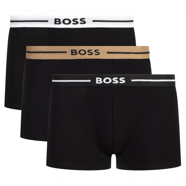 Mens Black/Multi 3PK Bold Boxers