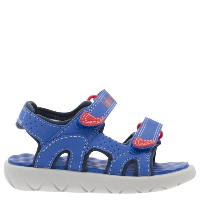 Boys Blue Perkins Row 2 Strap Sandals