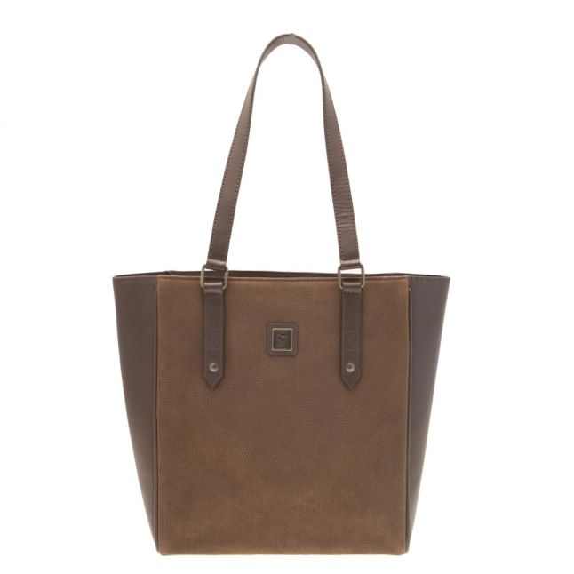 Womens Walnut Bandon Tote Bag