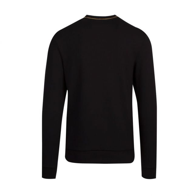 Athleisure Mens Black/Gold Salbo Iconic Sweat Top