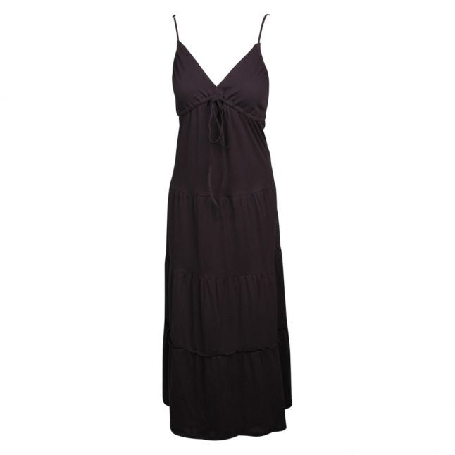 Womens Black Jersey Maxi Dress