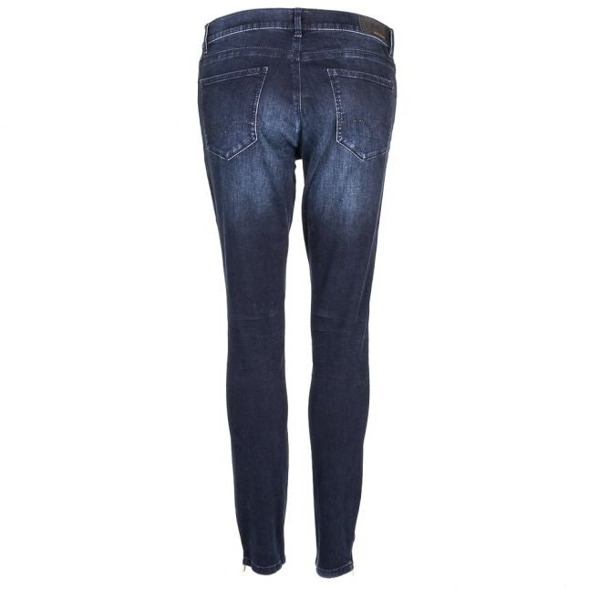 Womens Dark Blue Wash J10 Irvine Coated Slim Fit Jeans