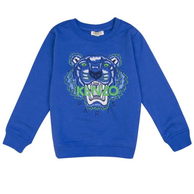 Boys Royal Blue Tiger JB 3 Sweat Top