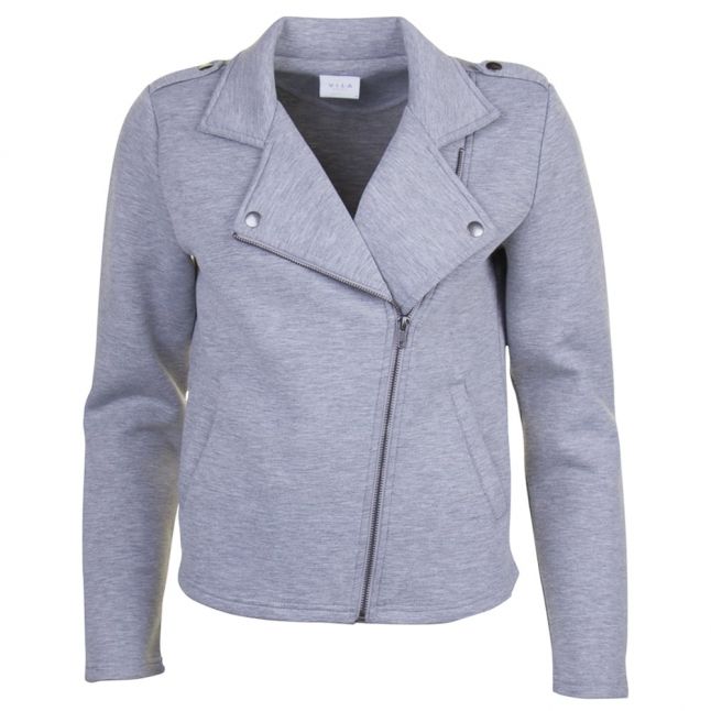 Womens Light Grey Melange Vibiker Jacket