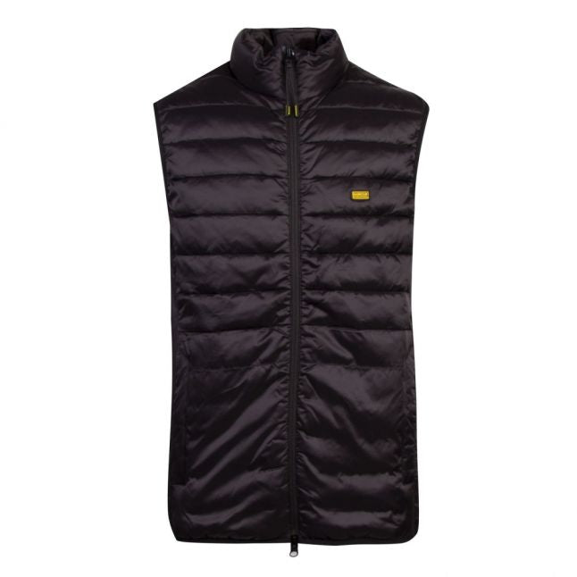 Mens Black Burn Padded Gilet