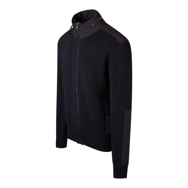 Mens Black Kybrid Hybrid Knit Jacket