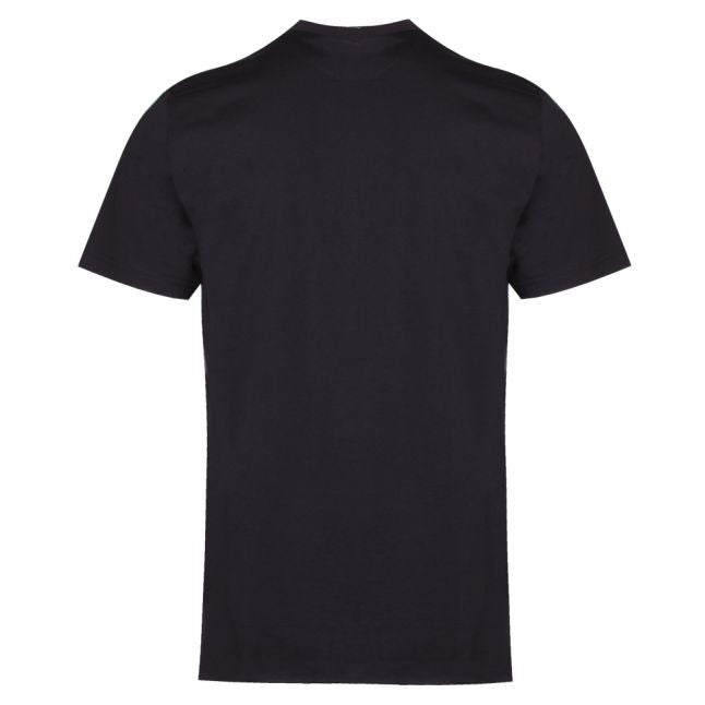 Mens Black Big Logo Beach S/s T Shirt