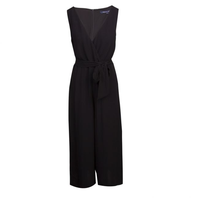 Womens Black Bessie Crepe Jumpsuit