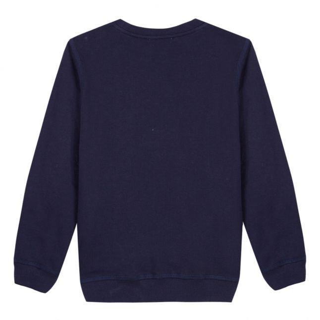 Boys Navy Iconic Tiger Sweat Top