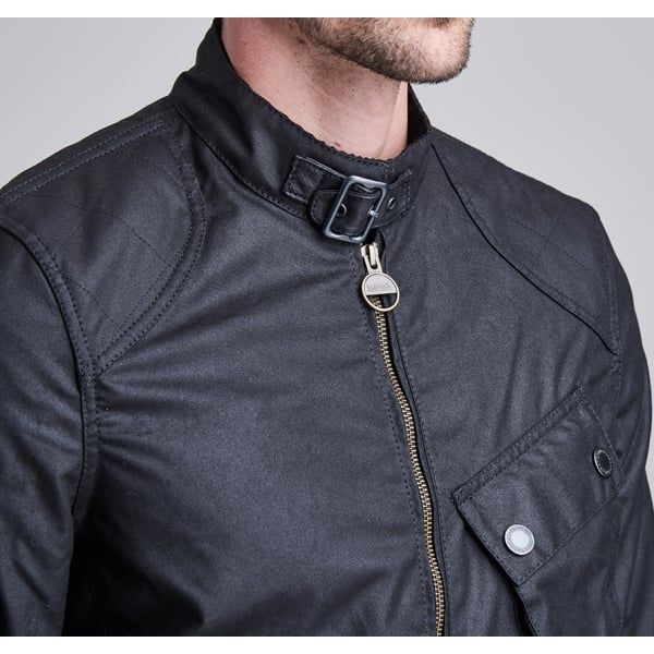 Mens Black Legion Waxed Jacket