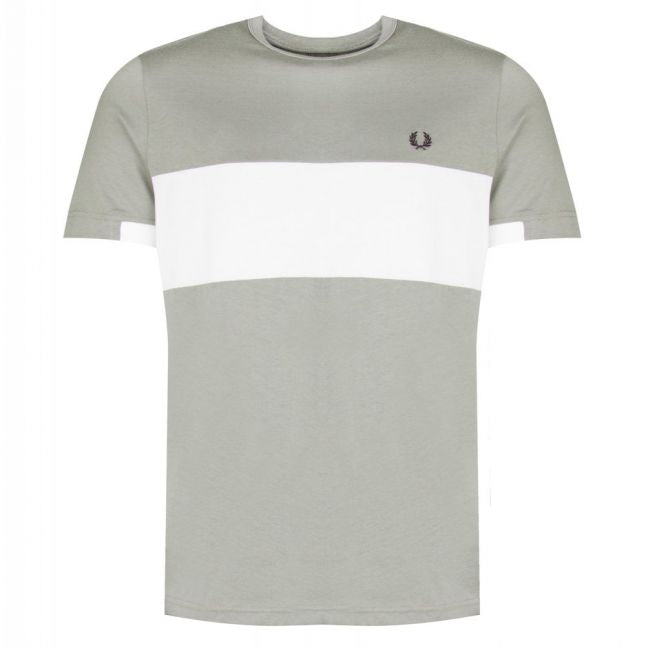 Mens Khaki Chest Panel S/s T Shirt