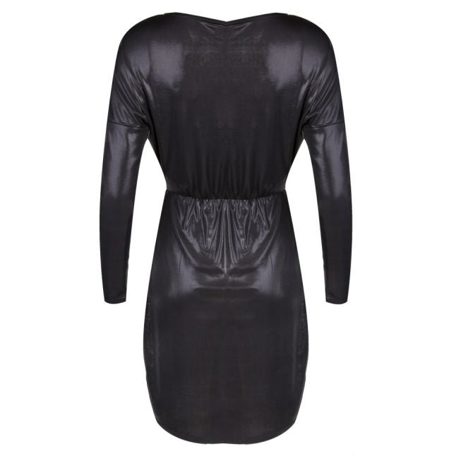 Womens Black Vidisco Shine L/s Dress