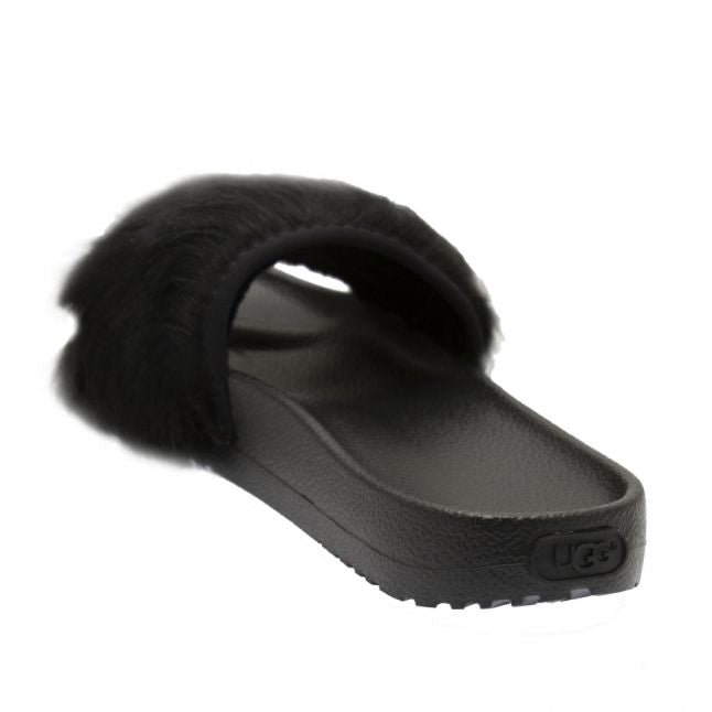 Womens Black Royale Slides