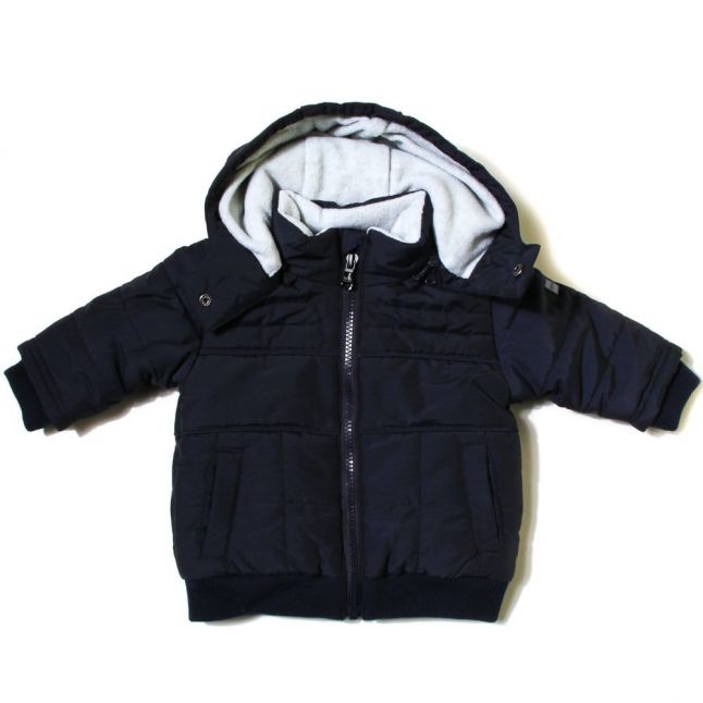 Baby Blue Branded Puffer Jacket