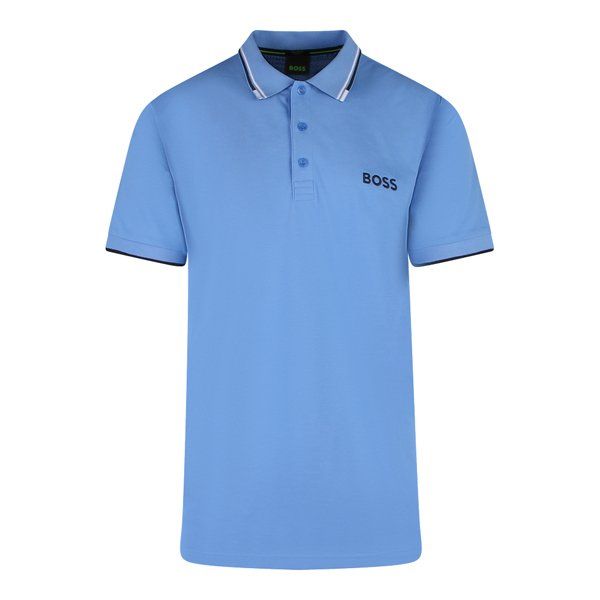 Mens Bright Blue Paddy Pro S/s Polo Shirt