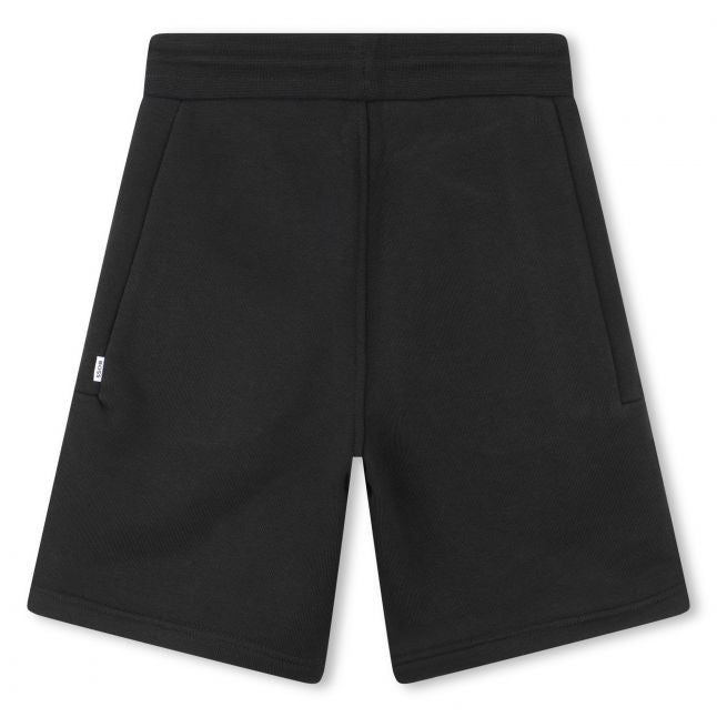 Boys BOSS Black Panel Sweat Shorts