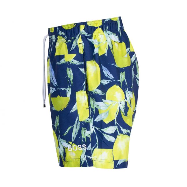 Mens Blue Lemon Shark Swim Shorts