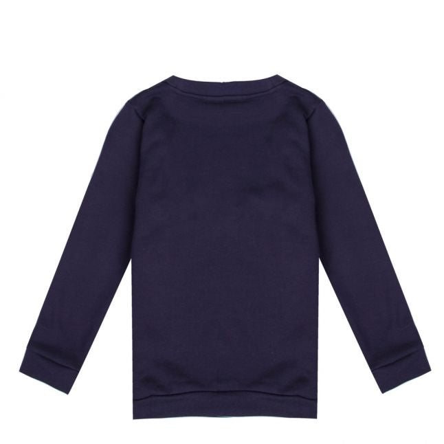 Boys Navy Big Croc Crew Neck Sweat Top