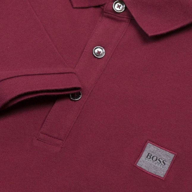 Casual Mens Dark Red Passenger S/s Polo Shirt