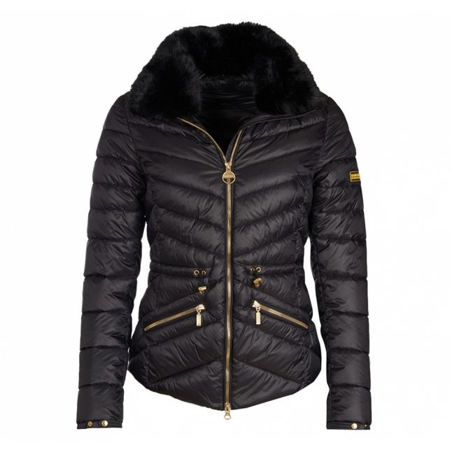 Womens Black Velencia Quilted Jacket