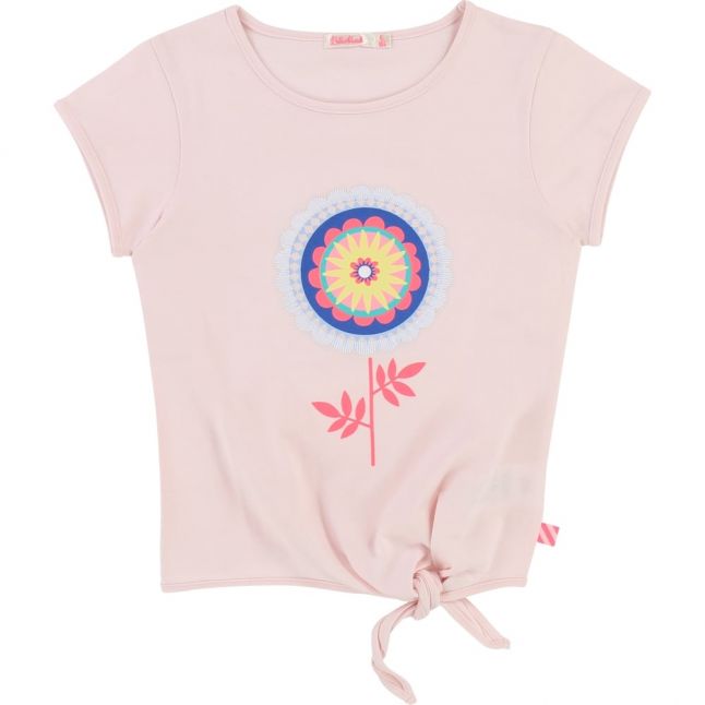 Girls Ice Pink Flower S/s T Shirt