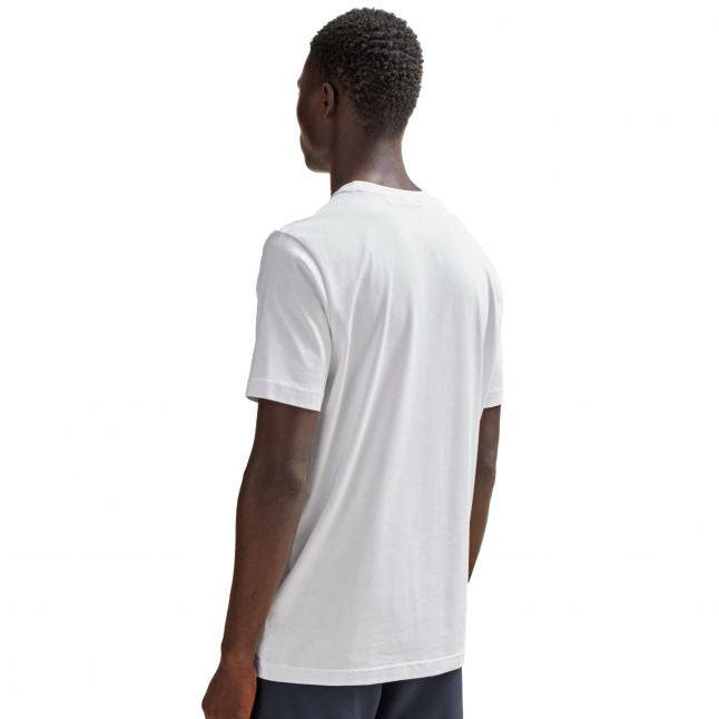 Mens White Tee S/s T Shirt