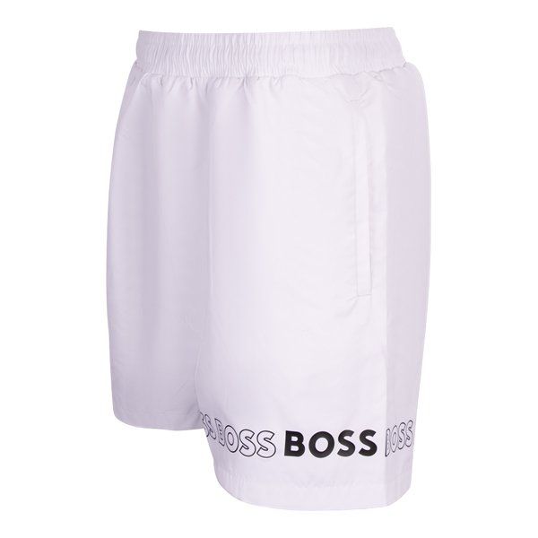 Mens White Dolphin Swim Shorts