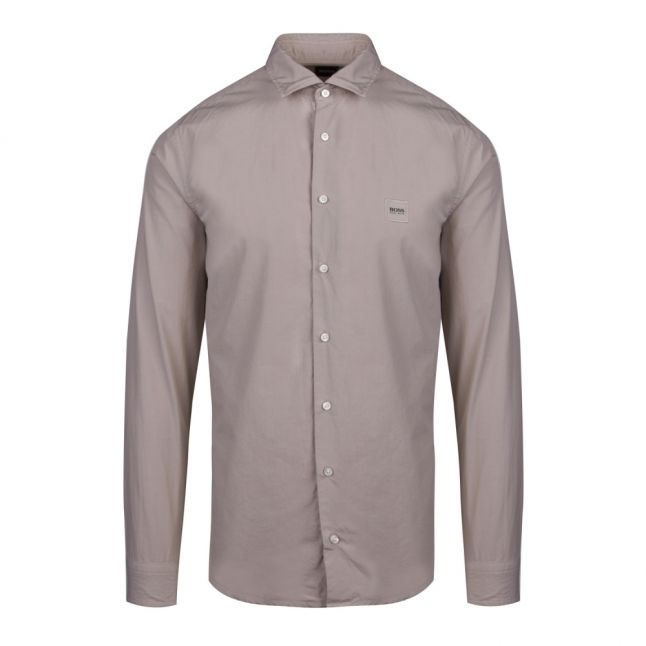 Casual Mens Beige Mypop_1 Paper Cotton L/s Shirt