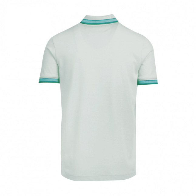 Athleisure Mens Pale Green/Silver Paddy Regular Fit S/s Polo Shirt