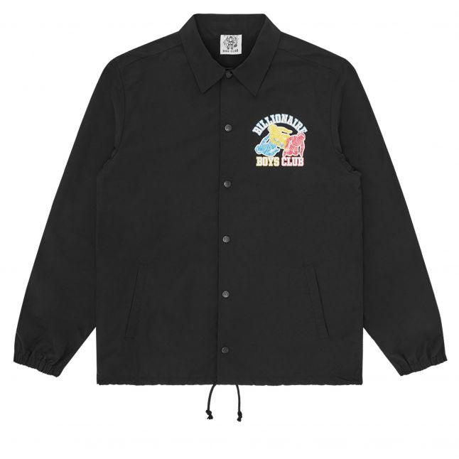 Mens Black Heart + Mind Coach Jacket