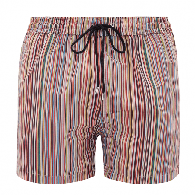 Mens Multi Classic Stripe Swim Shorts