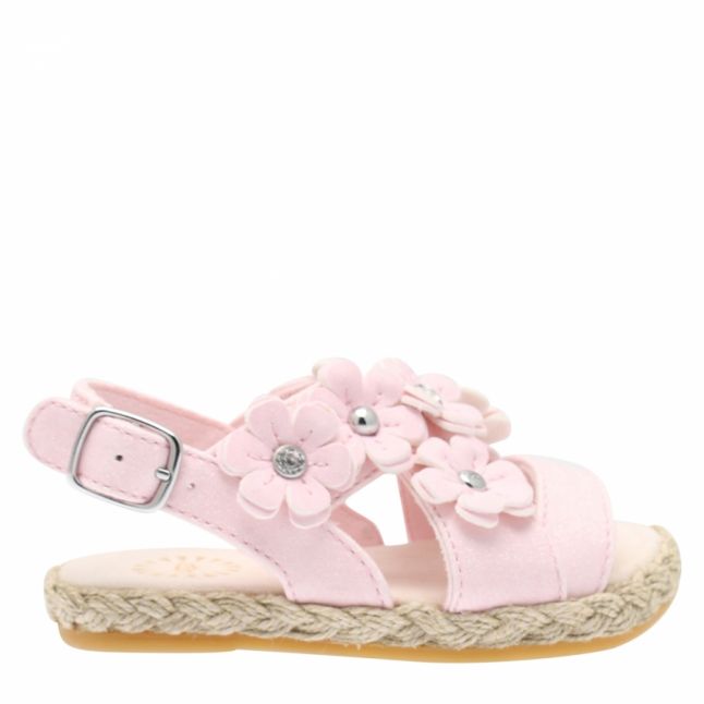 Toddler Seashell Pink Allairey Sparkles Sandals (5-11)