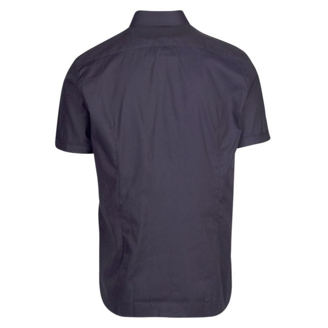 Mens Navy Wallabi Oxford S/s Shirt